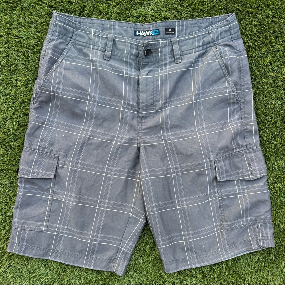 Tony Hawk Men's Plaid Cargo Shorts